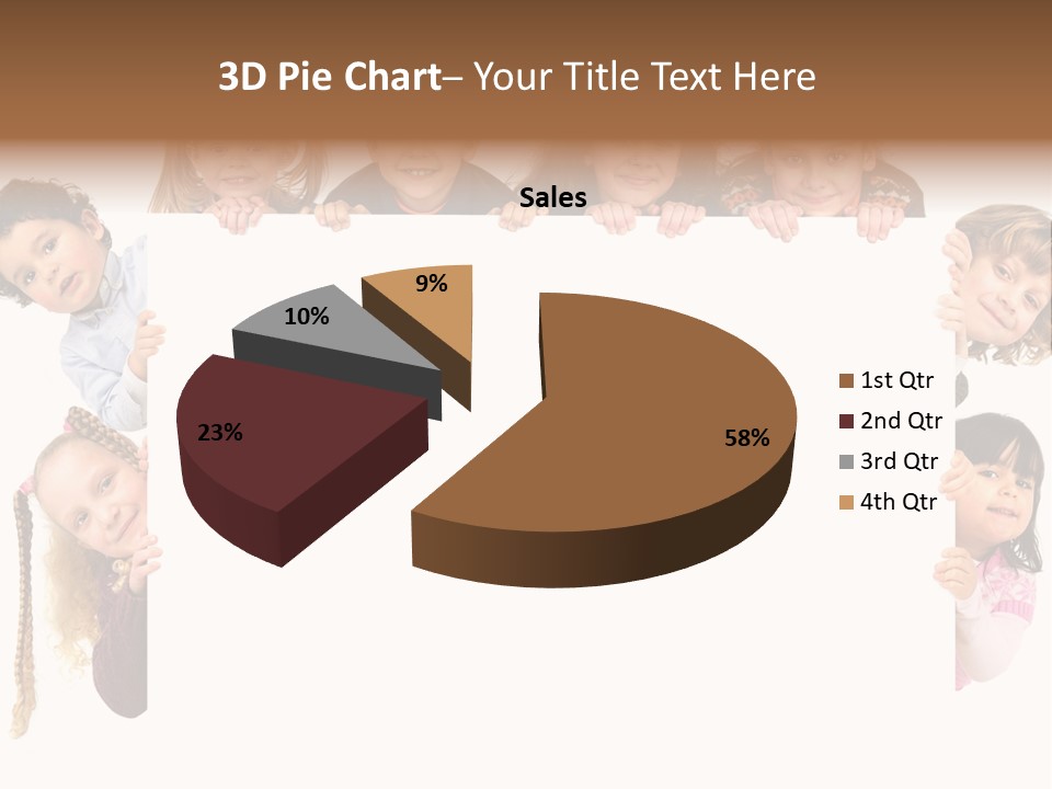 Attractive Childhood Young PowerPoint Template