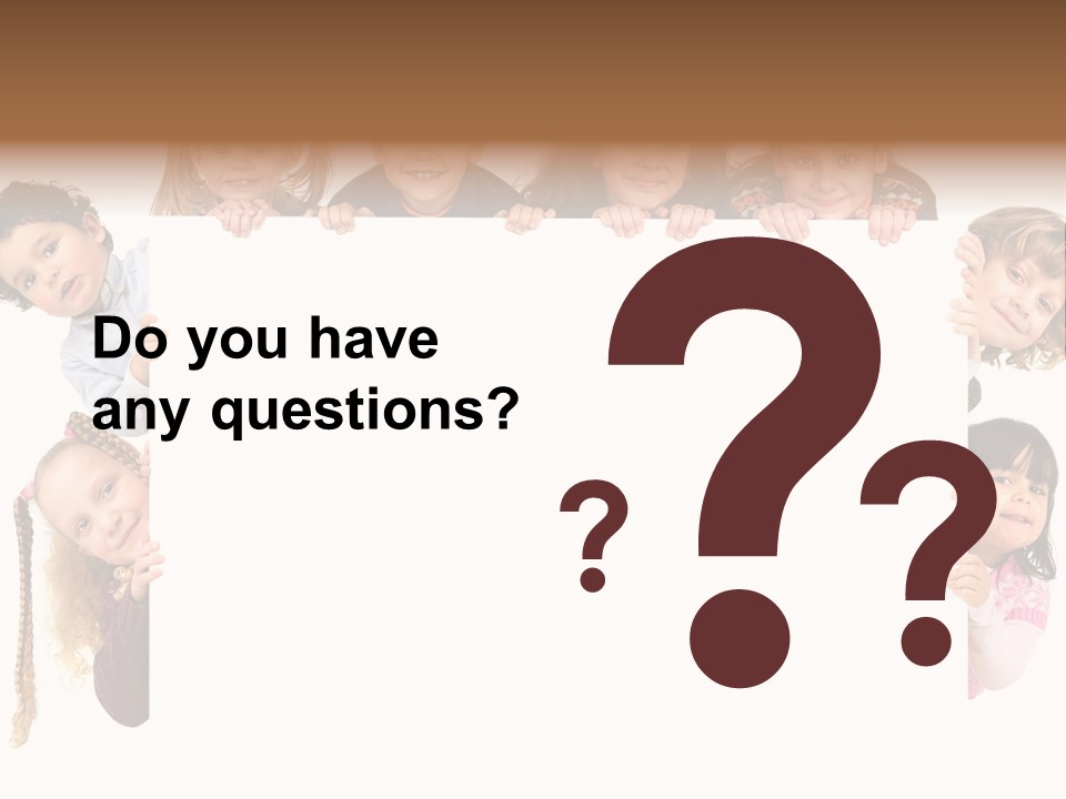 Attractive Childhood Young PowerPoint Template