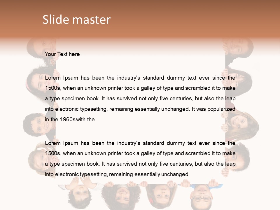 Happiness Background Attractive PowerPoint Template