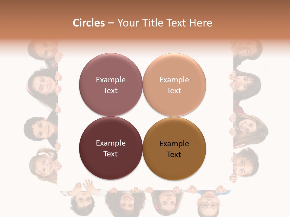 Happiness Background Attractive PowerPoint Template