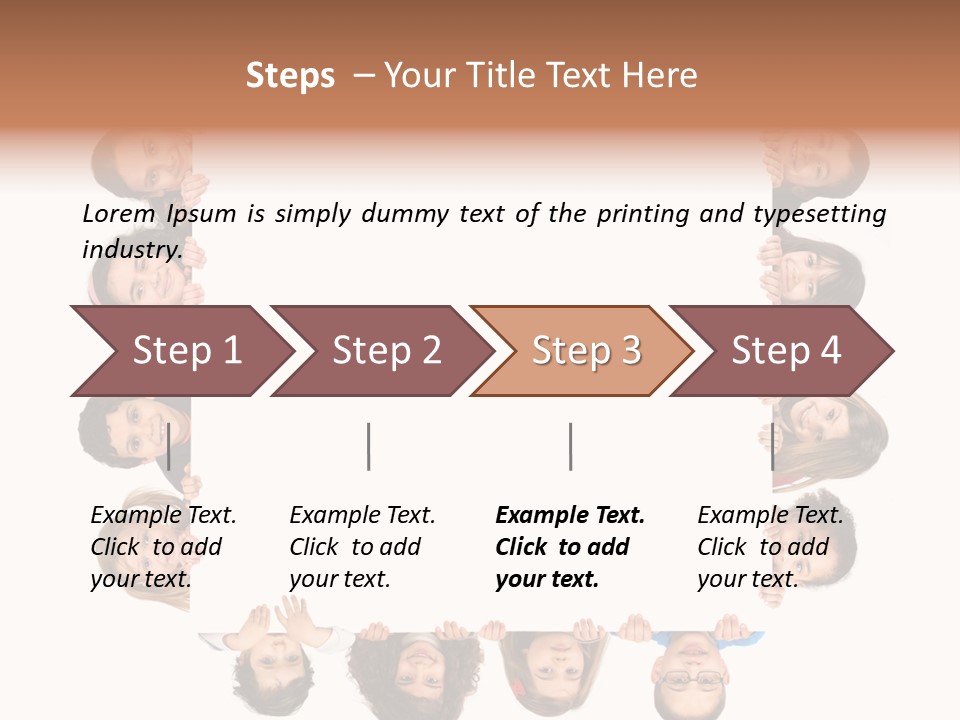 Happiness Background Attractive PowerPoint Template