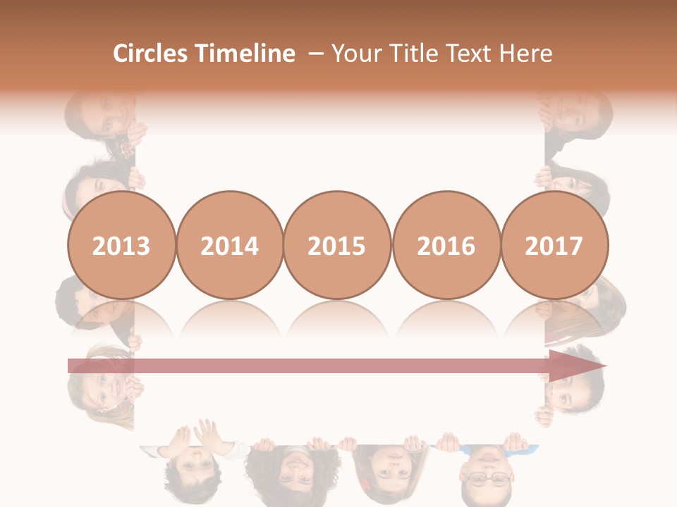 Happiness Background Attractive PowerPoint Template