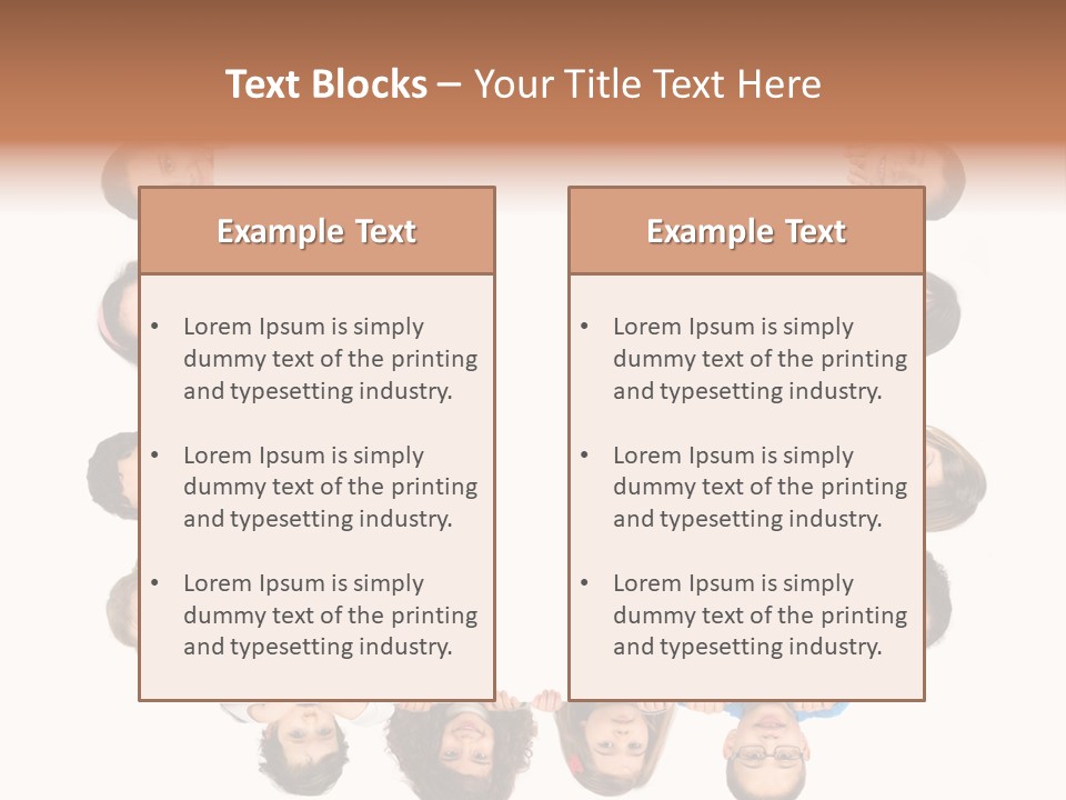 Happiness Background Attractive PowerPoint Template