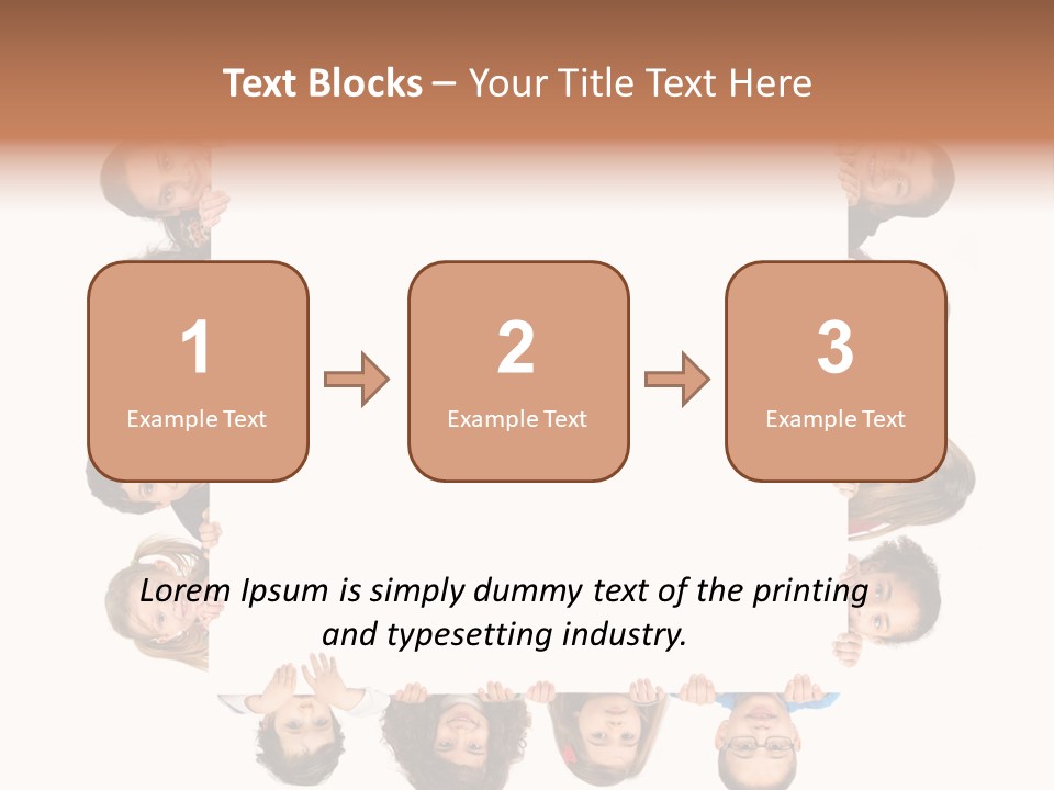 Happiness Background Attractive PowerPoint Template
