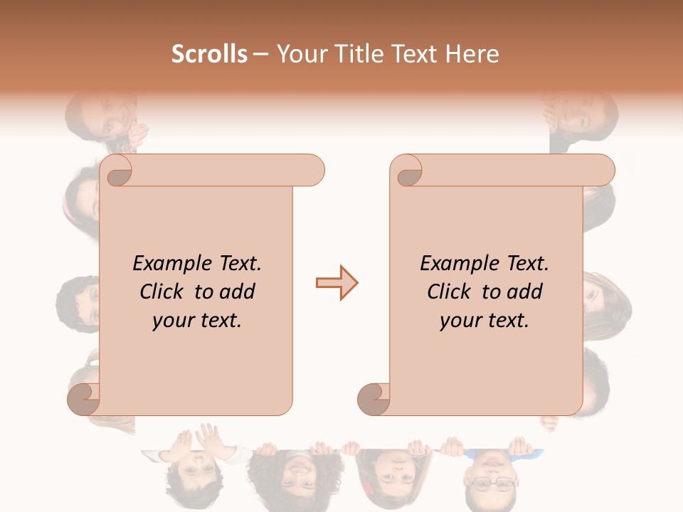 Happiness Background Attractive PowerPoint Template