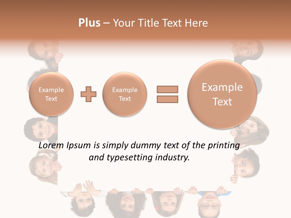 Happiness Background Attractive PowerPoint Template