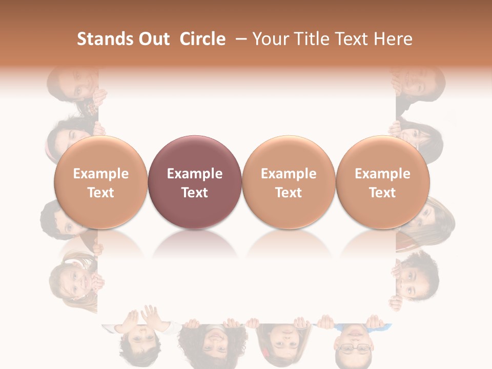 Happiness Background Attractive PowerPoint Template