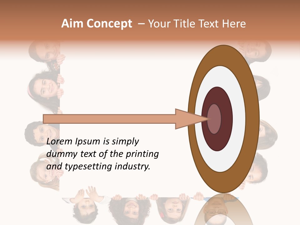 Happiness Background Attractive PowerPoint Template