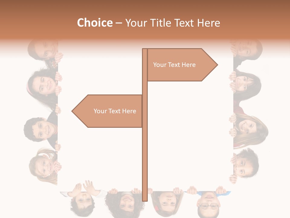 Happiness Background Attractive PowerPoint Template