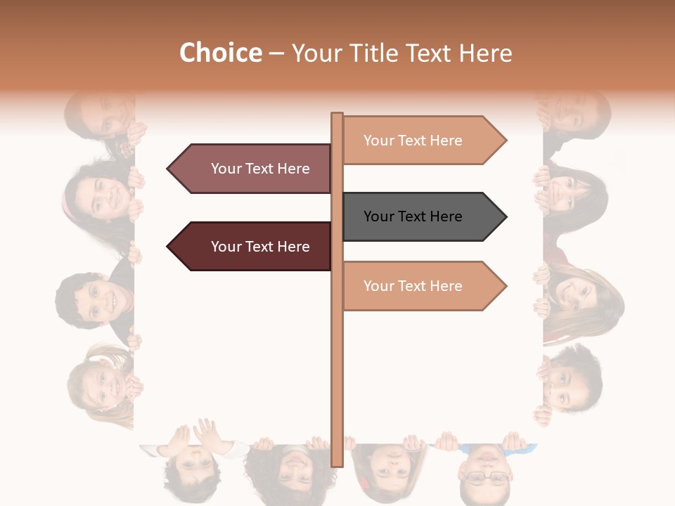 Happiness Background Attractive PowerPoint Template