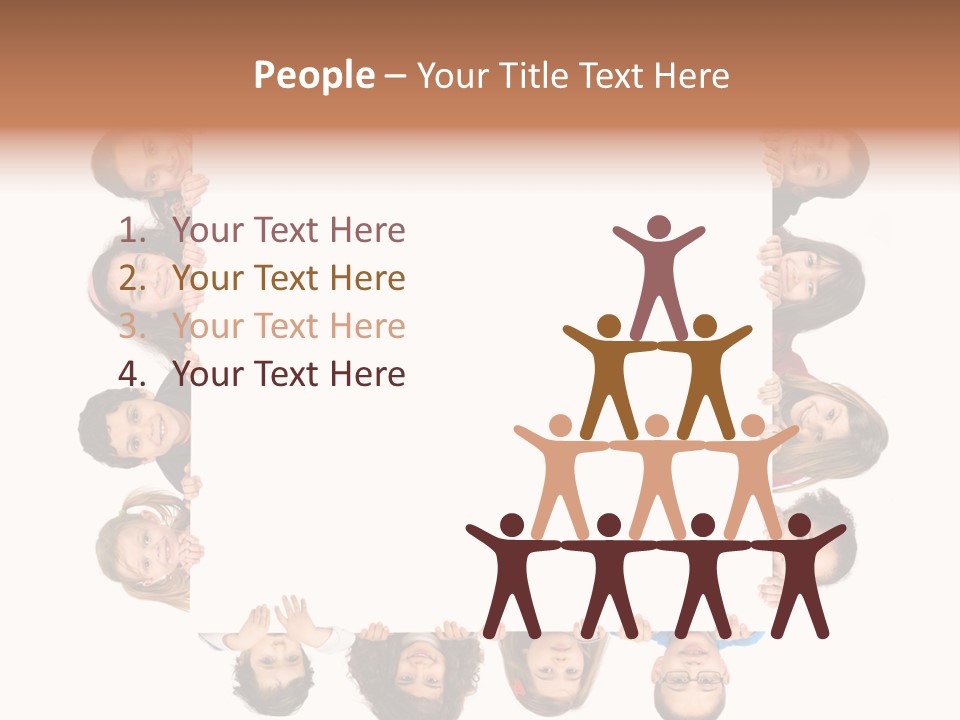 Happiness Background Attractive PowerPoint Template