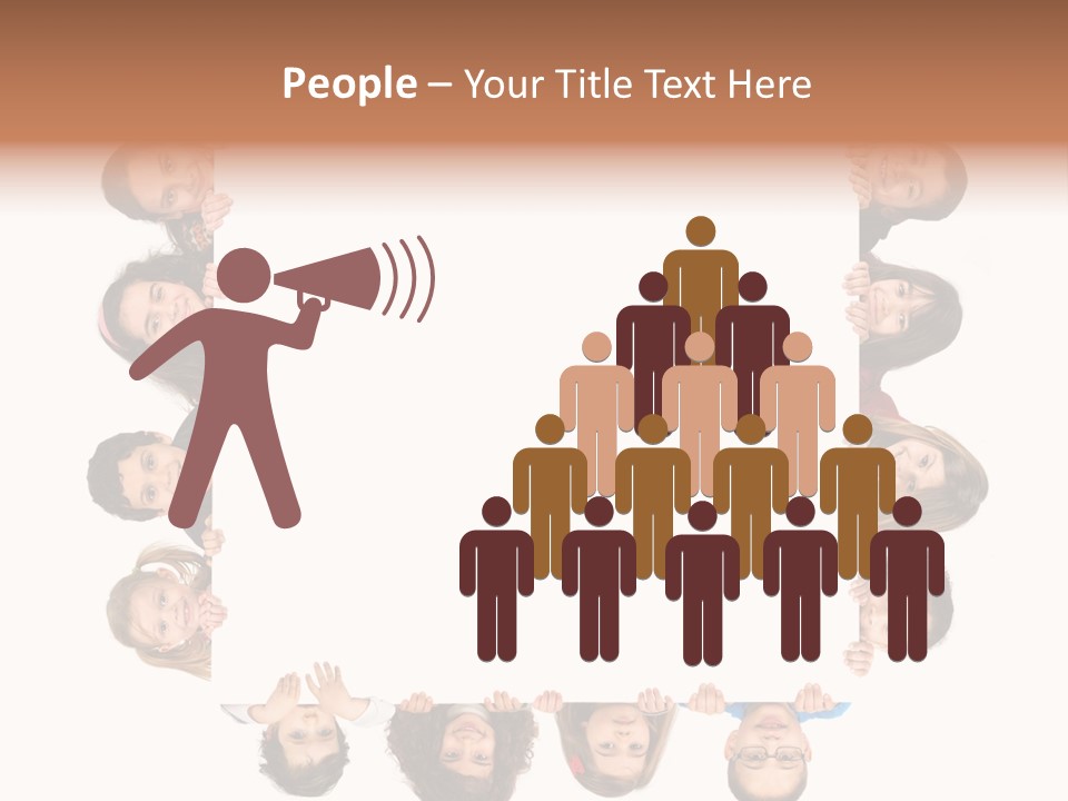 Happiness Background Attractive PowerPoint Template