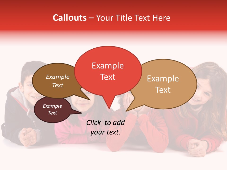 Friendship Pretty Cute PowerPoint Template