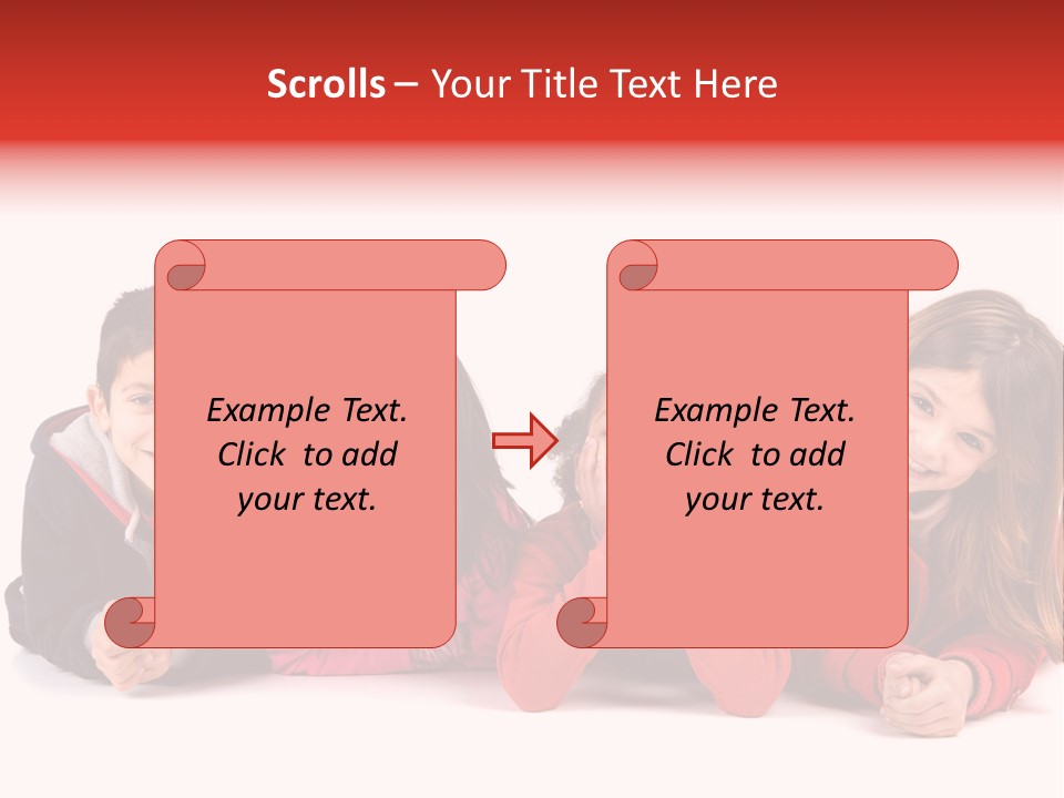 Friendship Pretty Cute PowerPoint Template