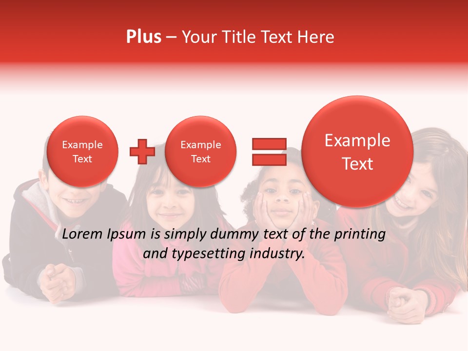 Friendship Pretty Cute PowerPoint Template