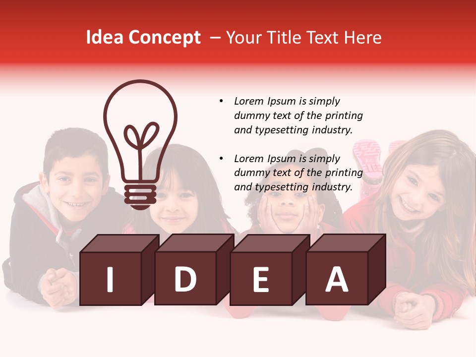 Friendship Pretty Cute PowerPoint Template