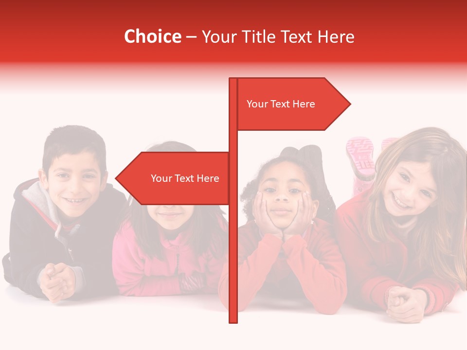 Friendship Pretty Cute PowerPoint Template