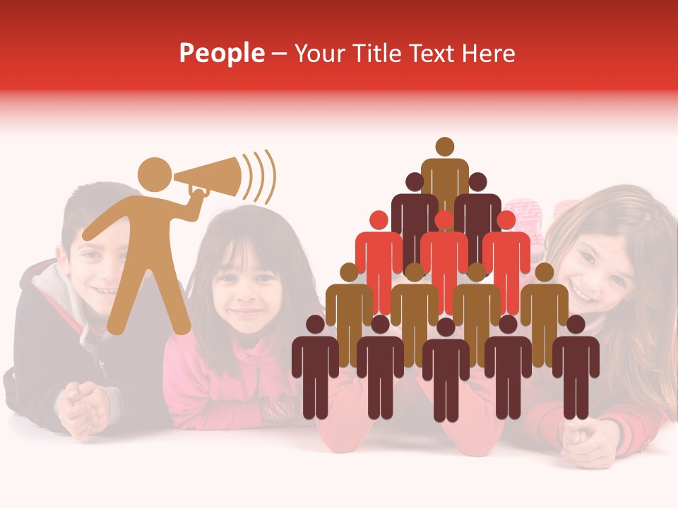 Friendship Pretty Cute PowerPoint Template