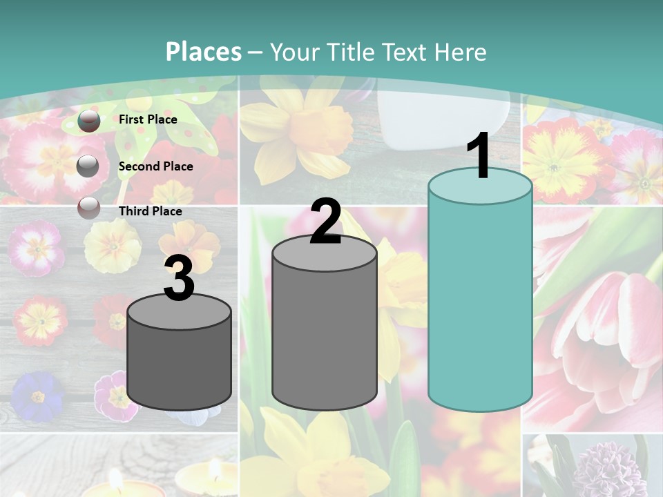 Landhaus Gartenpflanzen Living PowerPoint Template