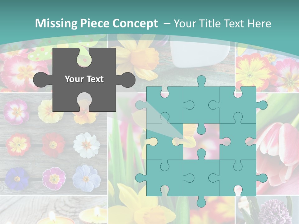 Landhaus Gartenpflanzen Living PowerPoint Template