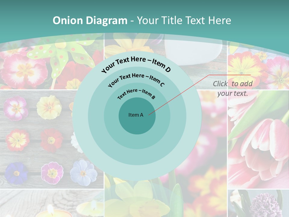 Landhaus Gartenpflanzen Living PowerPoint Template