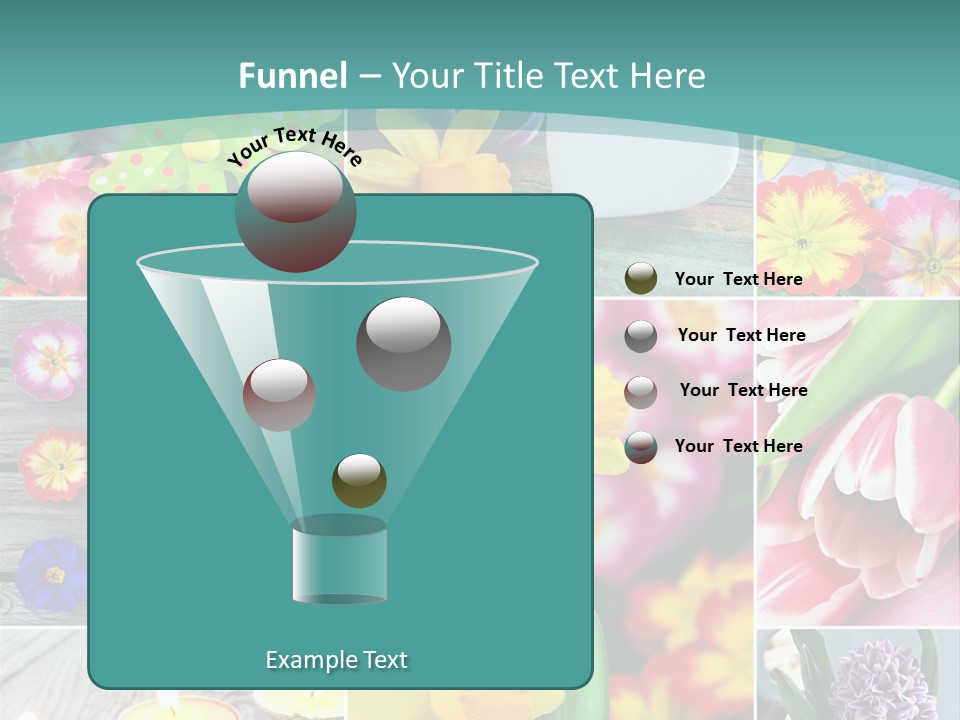 Landhaus Gartenpflanzen Living PowerPoint Template