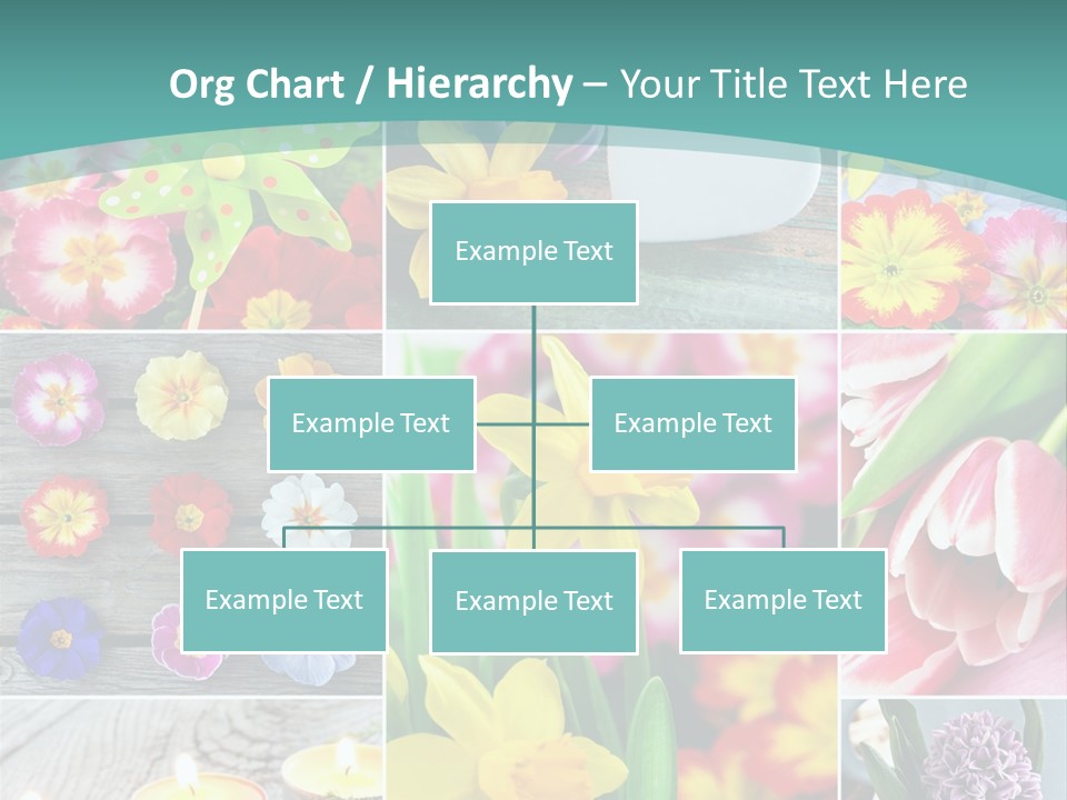 Landhaus Gartenpflanzen Living PowerPoint Template
