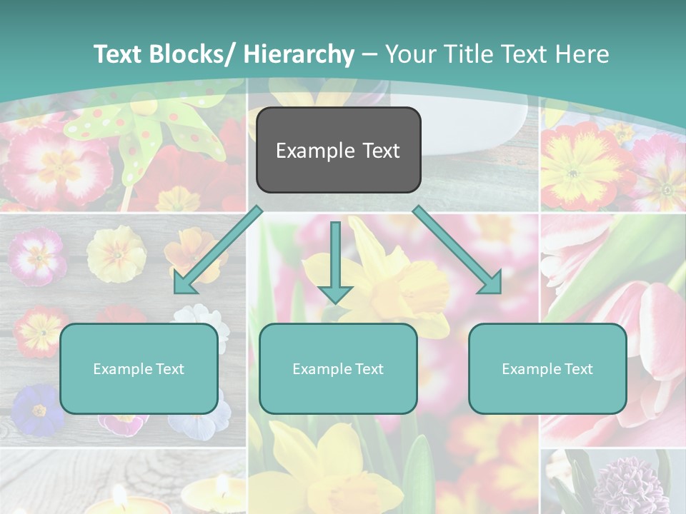 Landhaus Gartenpflanzen Living PowerPoint Template