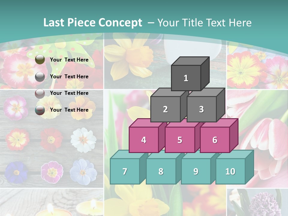 Landhaus Gartenpflanzen Living PowerPoint Template