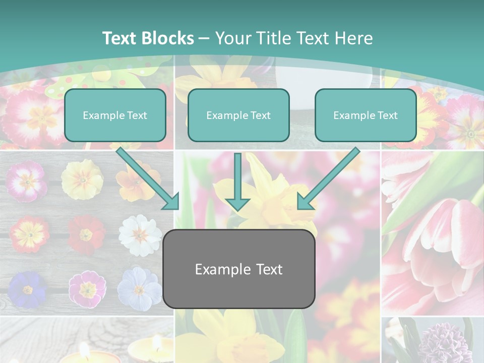 Landhaus Gartenpflanzen Living PowerPoint Template