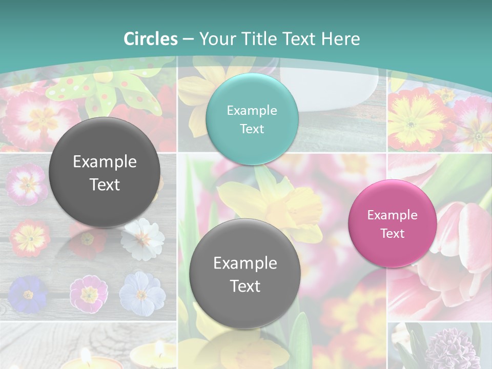 Landhaus Gartenpflanzen Living PowerPoint Template