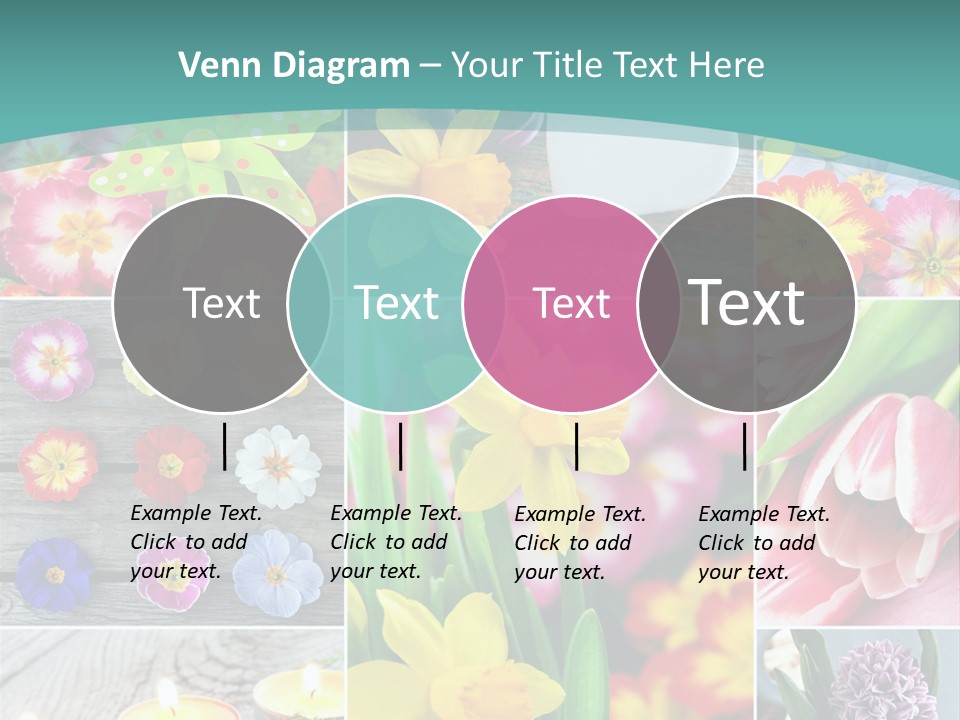 Landhaus Gartenpflanzen Living PowerPoint Template