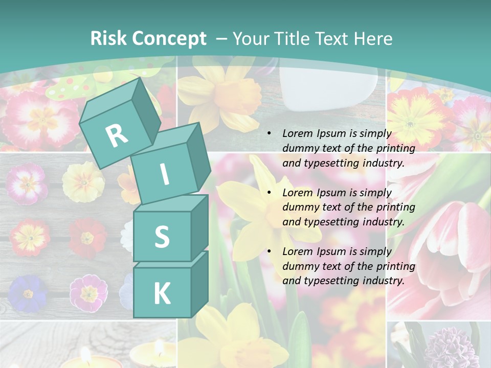 Landhaus Gartenpflanzen Living PowerPoint Template