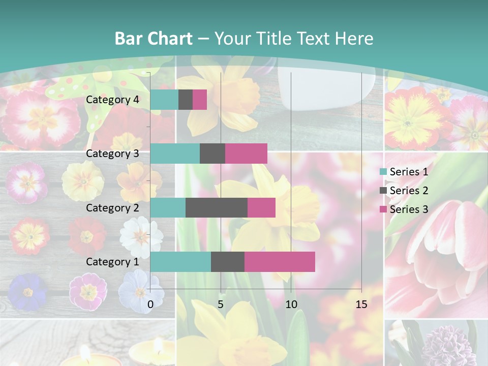 Landhaus Gartenpflanzen Living PowerPoint Template