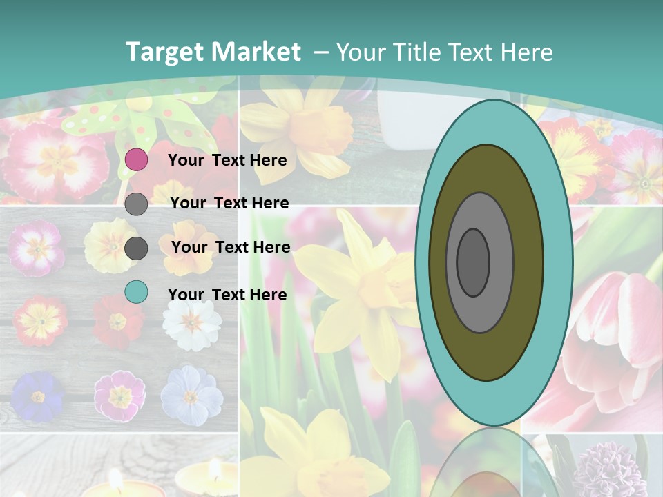 Landhaus Gartenpflanzen Living PowerPoint Template