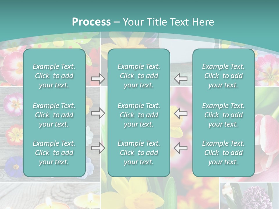 Landhaus Gartenpflanzen Living PowerPoint Template