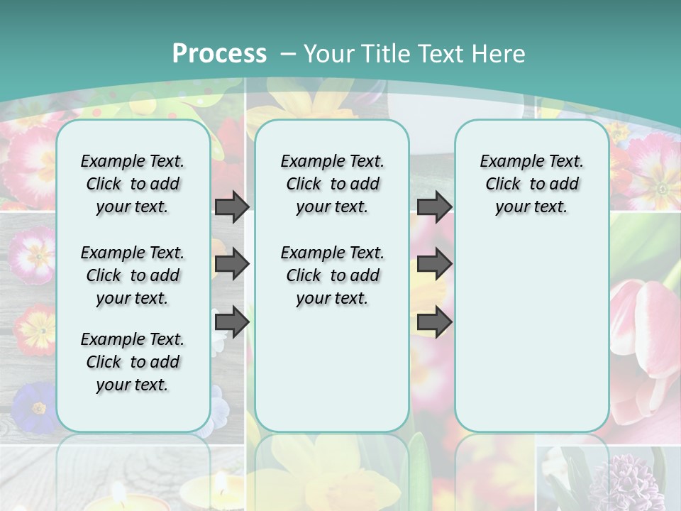 Landhaus Gartenpflanzen Living PowerPoint Template