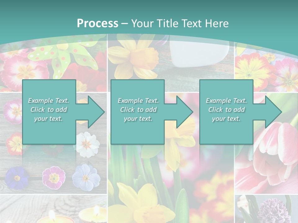 Landhaus Gartenpflanzen Living PowerPoint Template