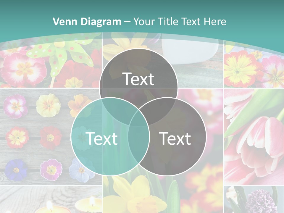 Landhaus Gartenpflanzen Living PowerPoint Template