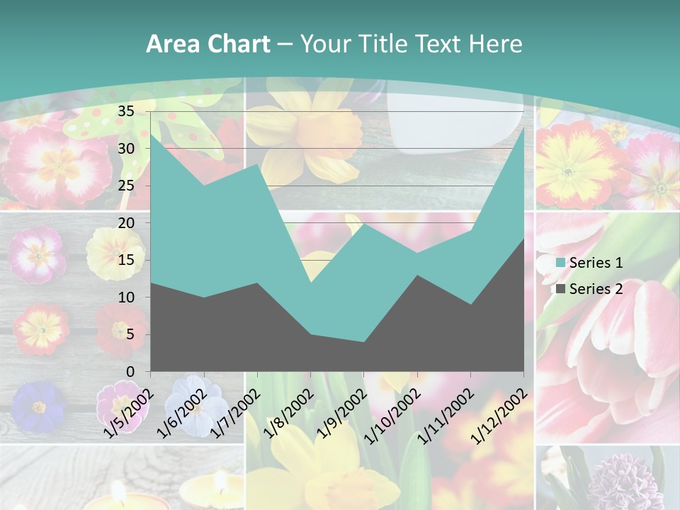 Landhaus Gartenpflanzen Living PowerPoint Template