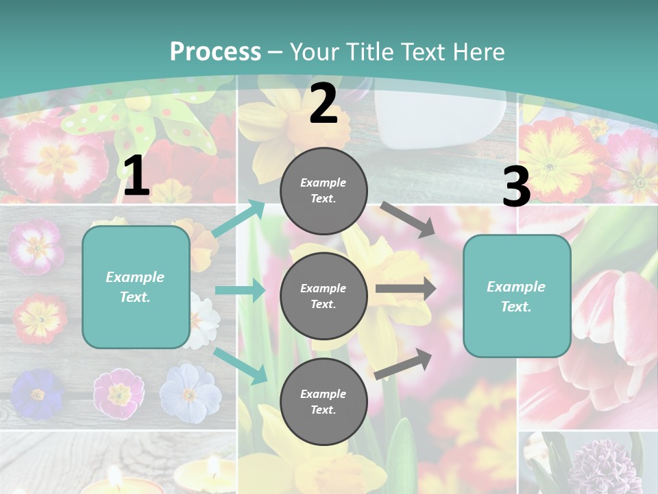 Landhaus Gartenpflanzen Living PowerPoint Template