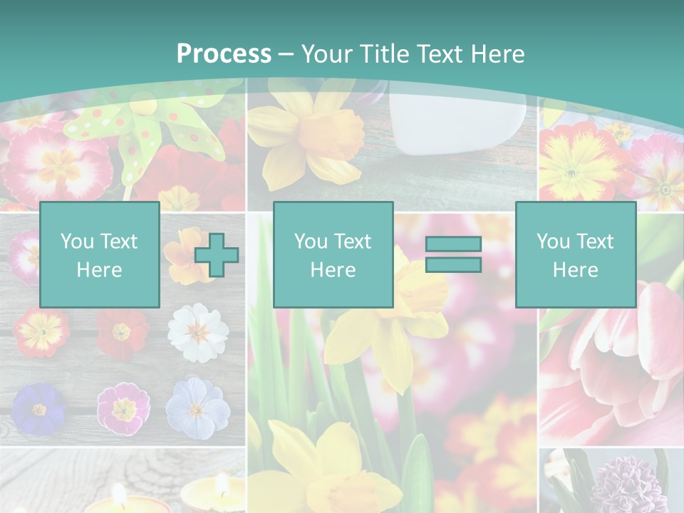 Landhaus Gartenpflanzen Living PowerPoint Template
