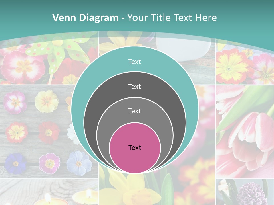 Landhaus Gartenpflanzen Living PowerPoint Template