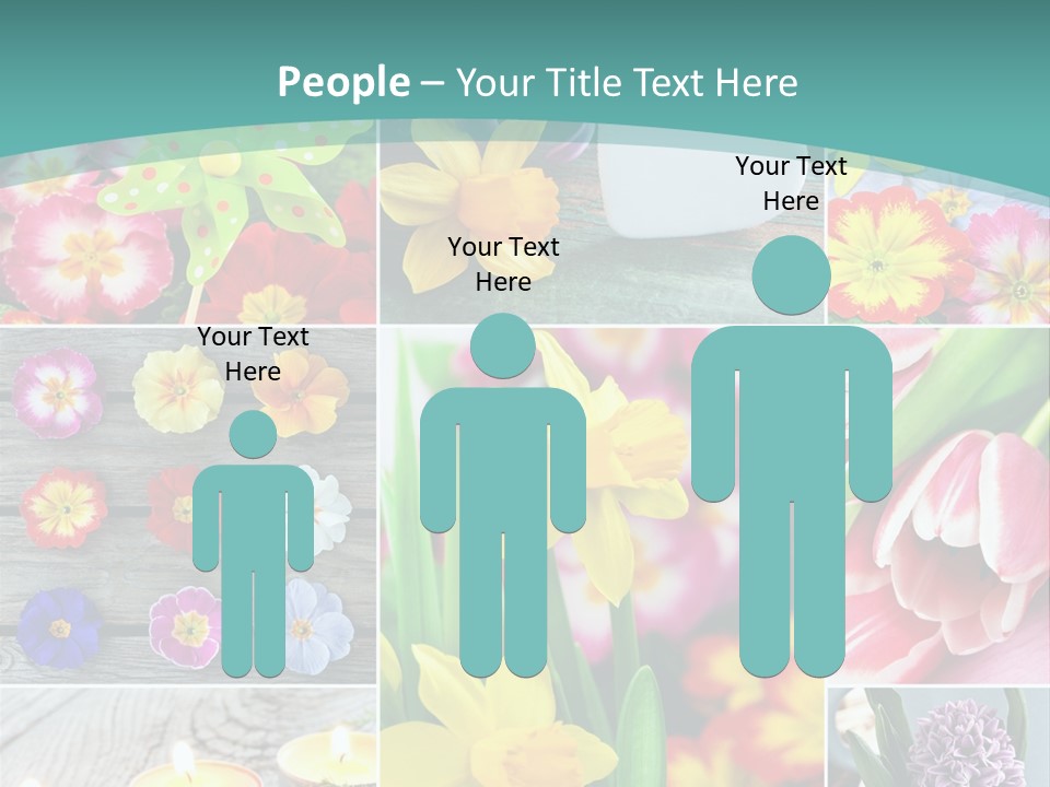 Landhaus Gartenpflanzen Living PowerPoint Template