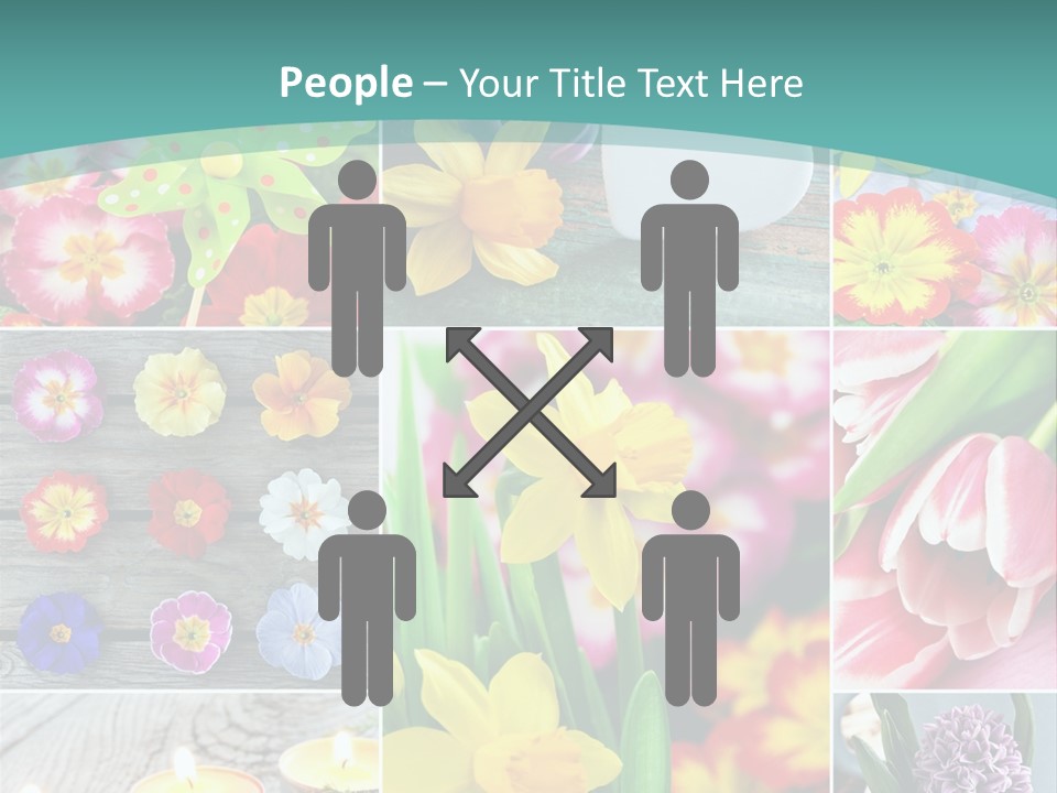 Landhaus Gartenpflanzen Living PowerPoint Template