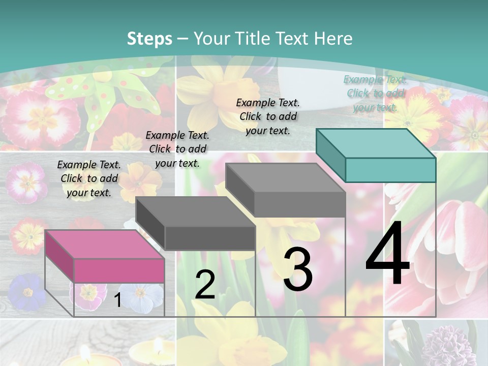 Landhaus Gartenpflanzen Living PowerPoint Template