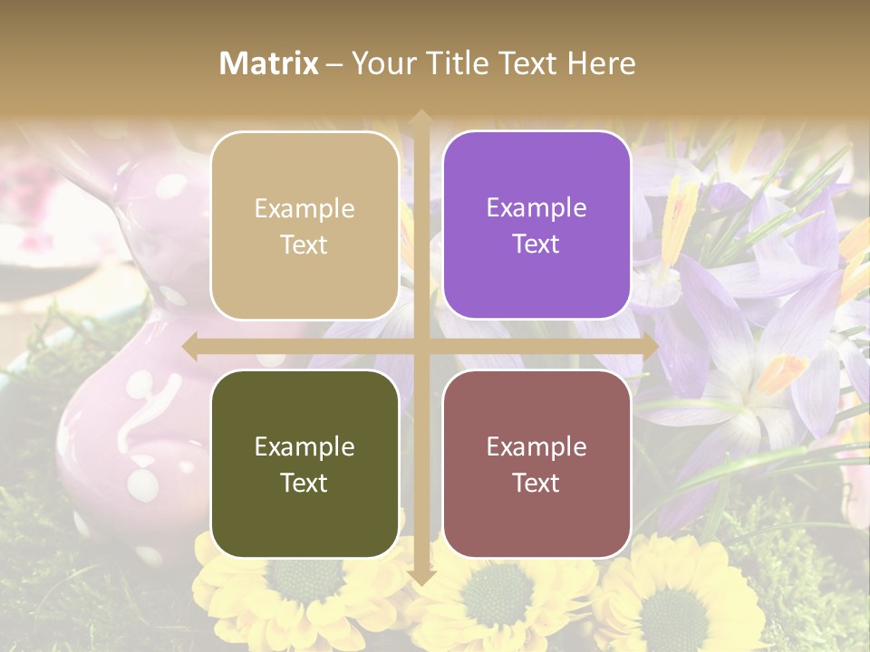 Bunt Gestaltung Landhaus PowerPoint Template