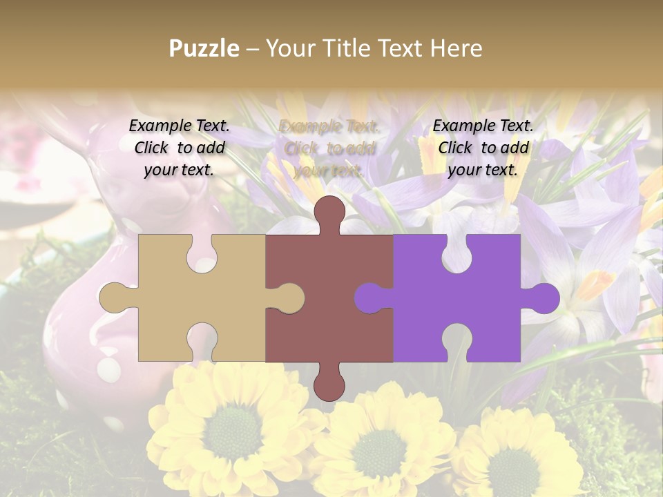 Bunt Gestaltung Landhaus PowerPoint Template