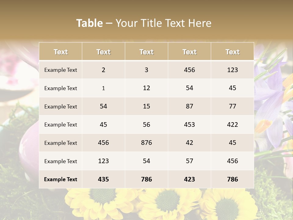 Bunt Gestaltung Landhaus PowerPoint Template