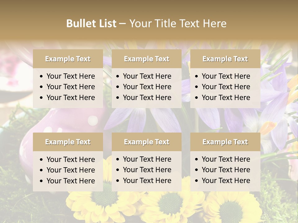 Bunt Gestaltung Landhaus PowerPoint Template